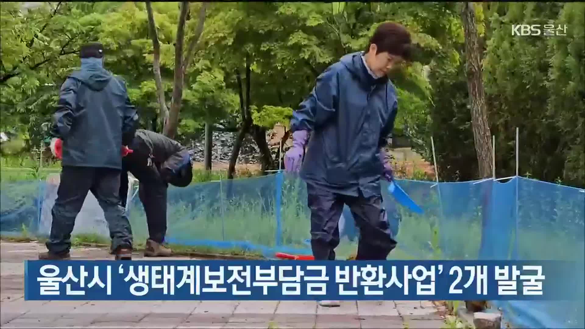 울산시 ‘생태계보전부담금 반환사업’ 2개 발굴