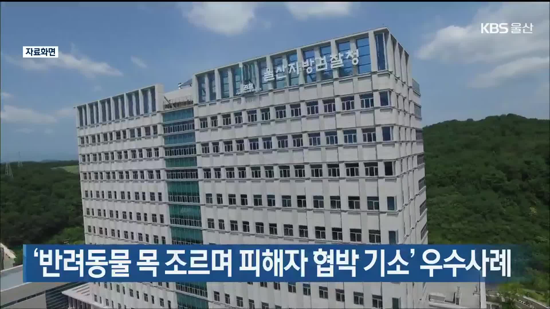 ‘반려동물 목 조르며 피해자 협박 기소’ 우수사례