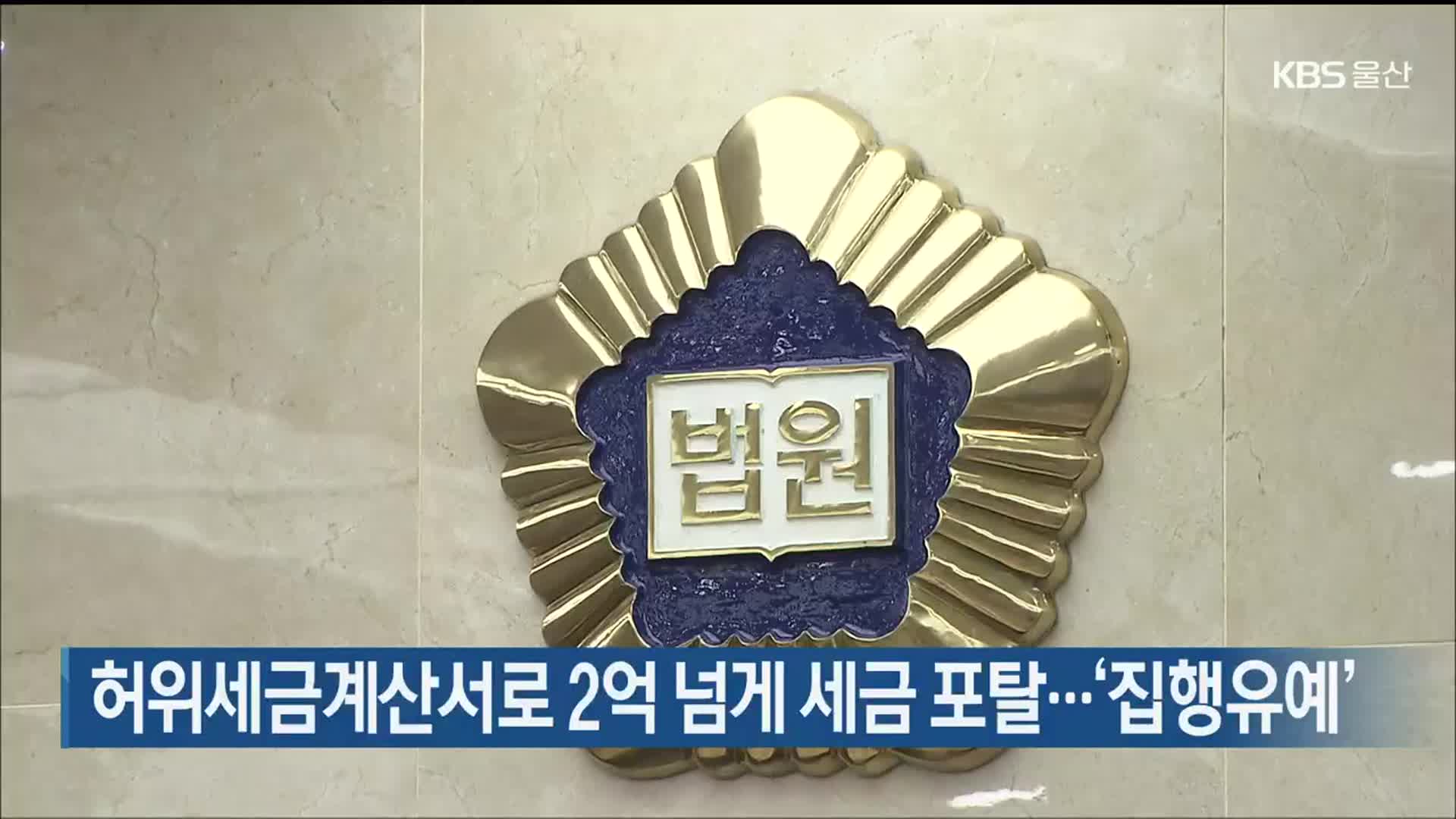 허위세금계산서로 2억 넘게 세금 포탈…‘집행유예’