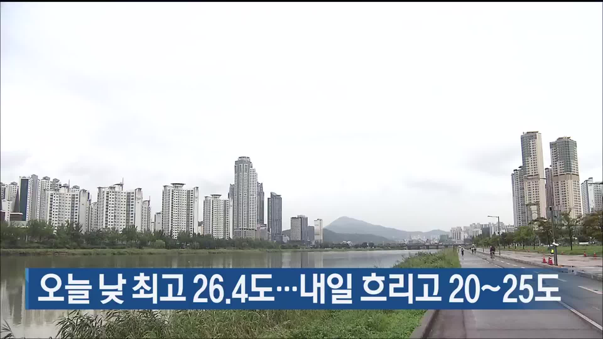 울산 오늘 낮 최고 26.4도…내일 흐리고 20~25도