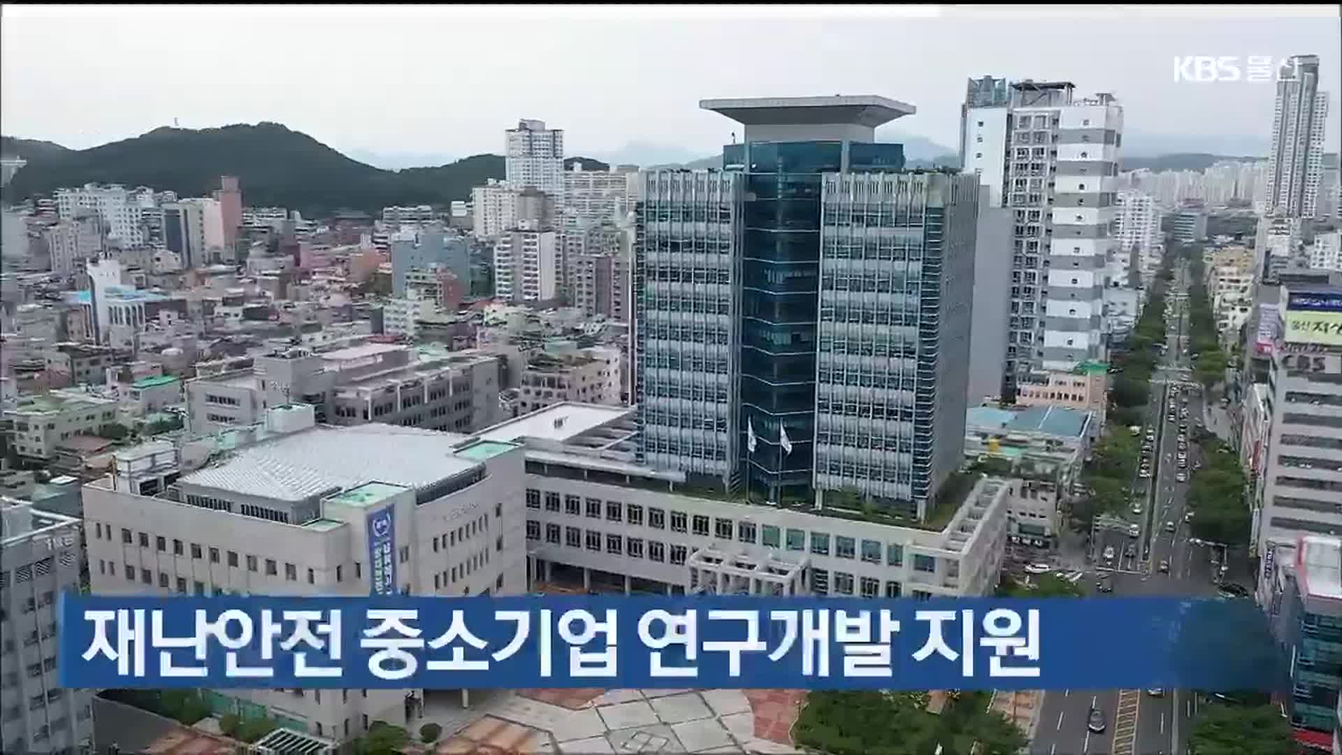 울산시 재난안전 중소기업 연구개발 지원