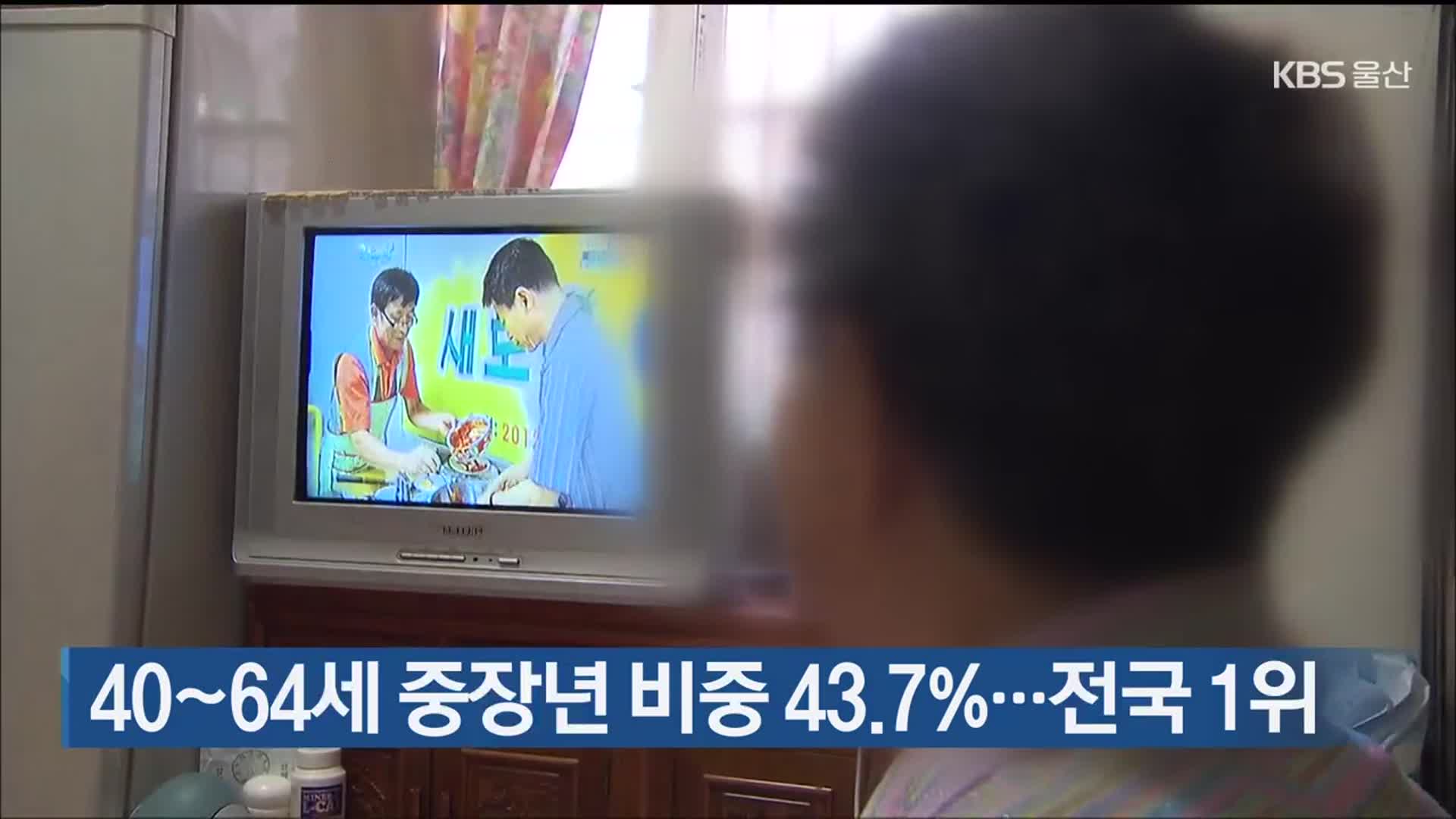 40~64세 중장년 비중 43.7%…전국 1위