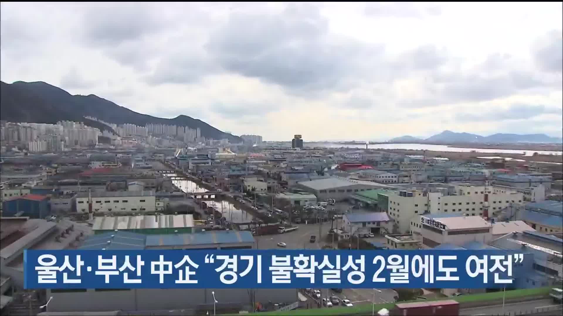 울산·부산 中企 “경기 불확실성 2월에도 여전”
