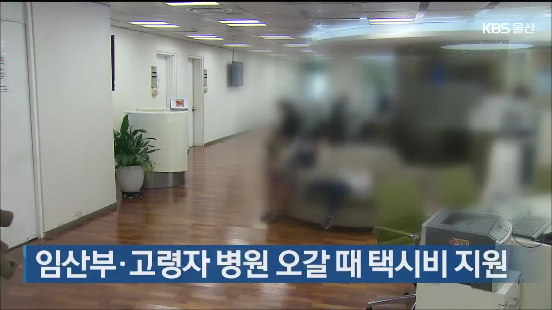 임산부·고령자 병원 오갈 때 택시비 지원