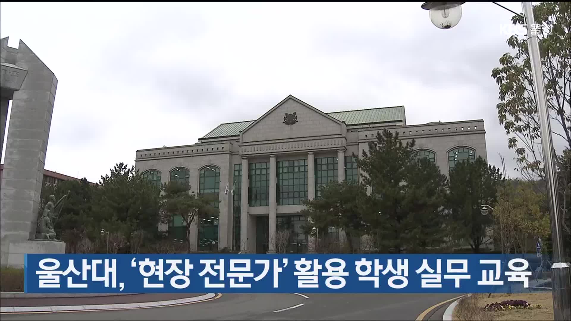 울산대, ‘현장 전문가’ 활용 학생 실무 교육