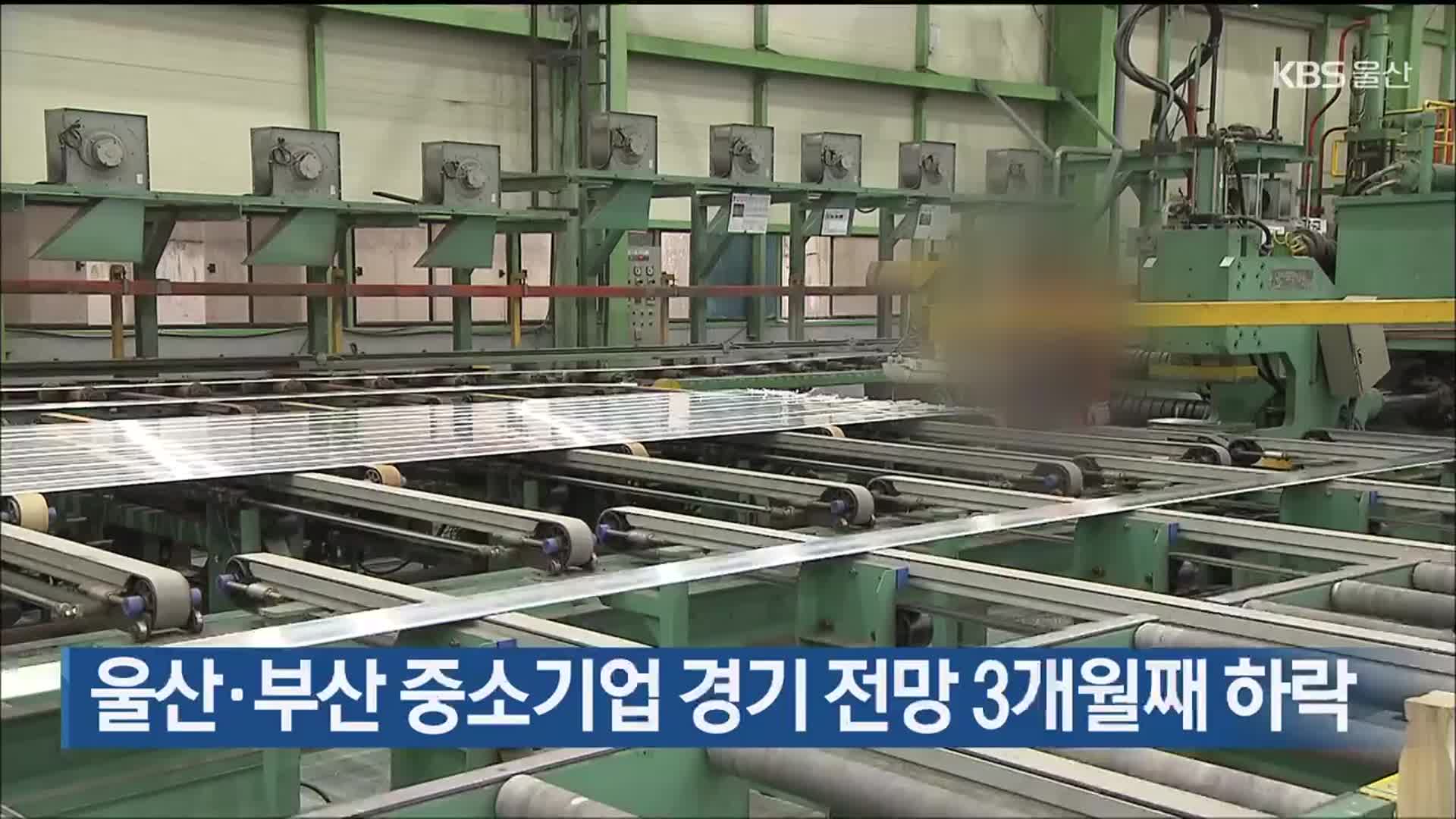 울산·부산 중소기업 경기 전망 3개월째 하락