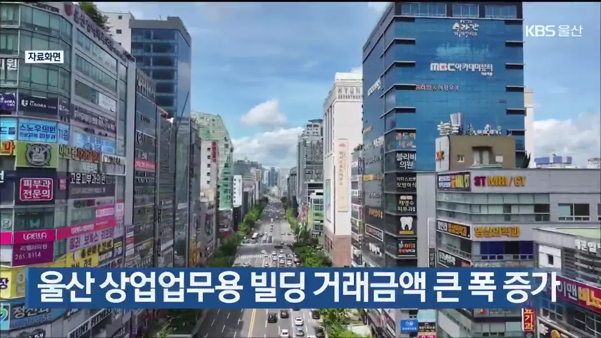 울산 상업업무용 빌딩 거래금액 큰 폭 증가