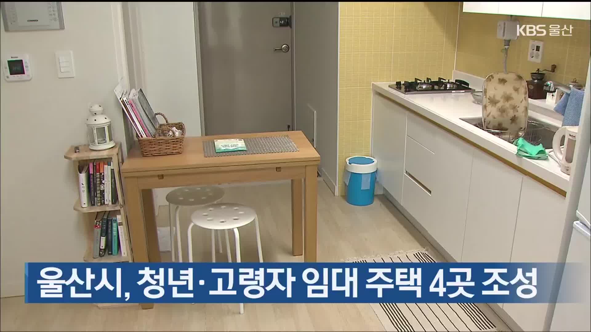 울산시, 청년·고령자 임대 주택 4곳 조성