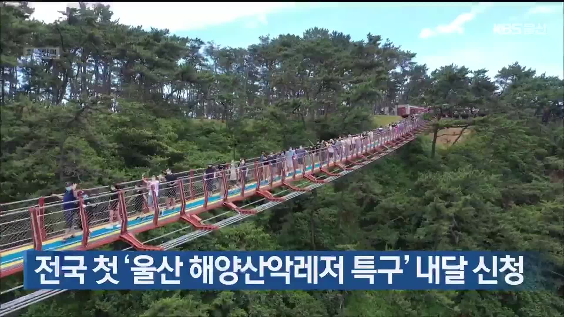 전국 첫 ‘울산 해양산악레저 특구’ 내달 신청