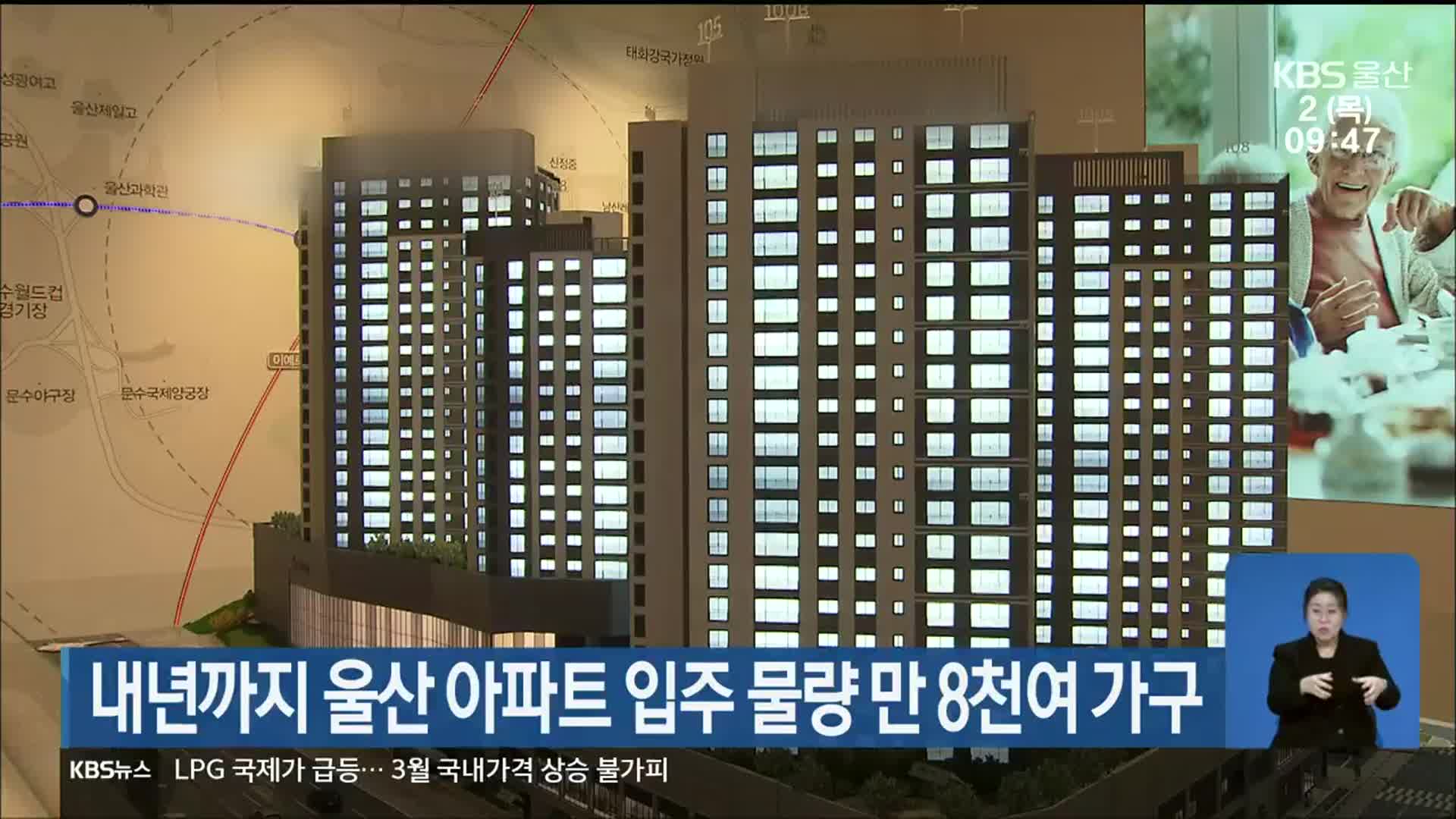 내년까지 울산 아파트 입주 물량 만 8천여 가구