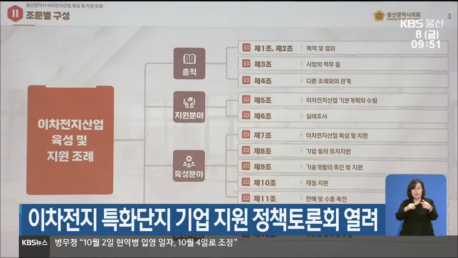 이차전지 특화단지 기업 지원 정책토론회 열려