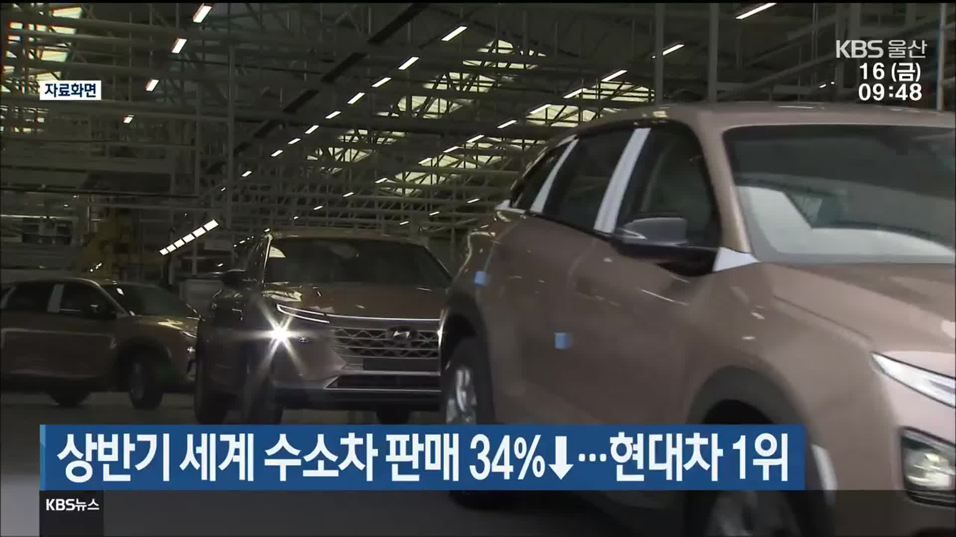 상반기 세계 수소차 판매 34%↓…현대차 1위