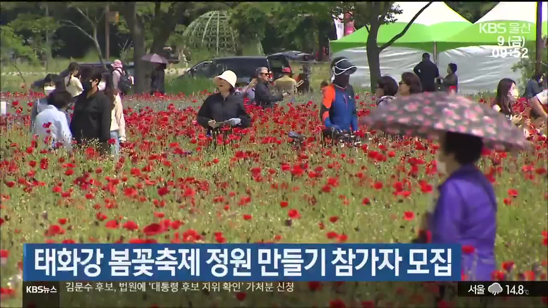 태화강 봄꽃축제 정원 만들기 참가자 모집