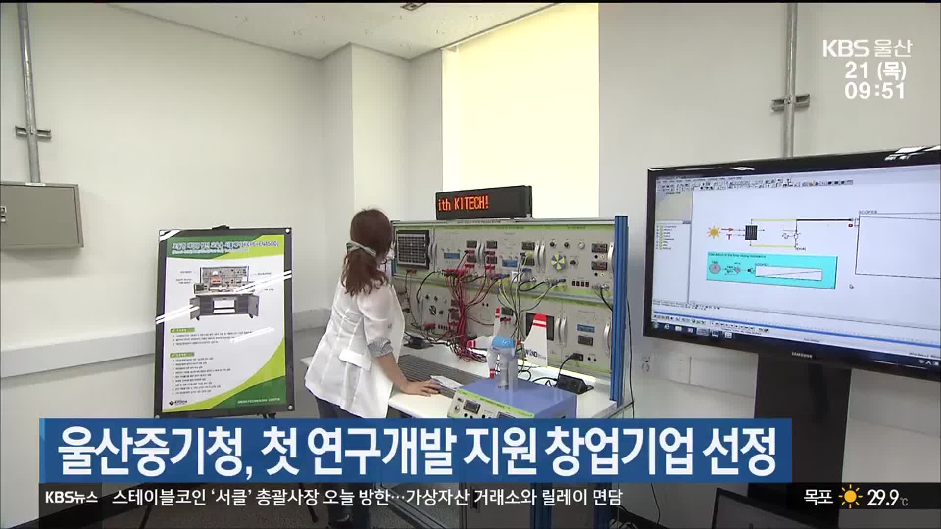 울산중기청, 첫 연구개발 지원 창업기업 선정