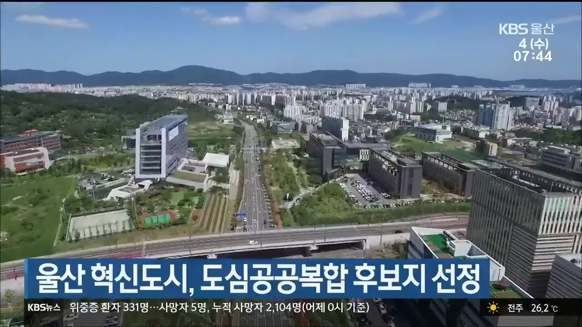 울산 혁신도시, 도심공공복합 후보지 선정