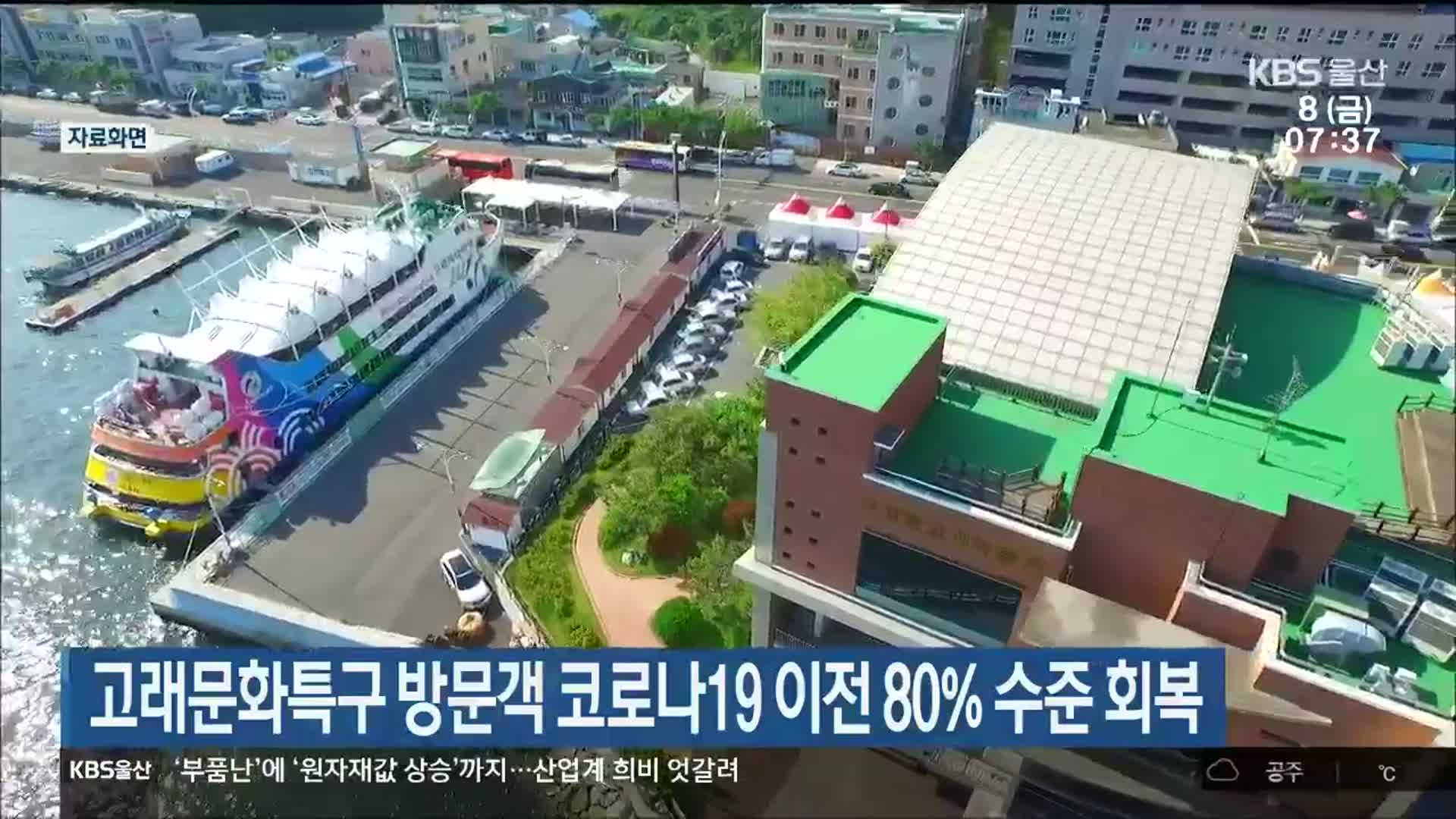 고래문화특구 방문객 코로나19 이전 80% 수준 회복