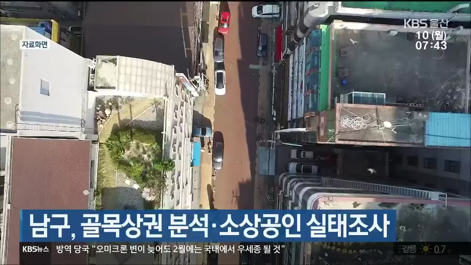 울산 남구, 골목상권 분석·소상공인 실태조사