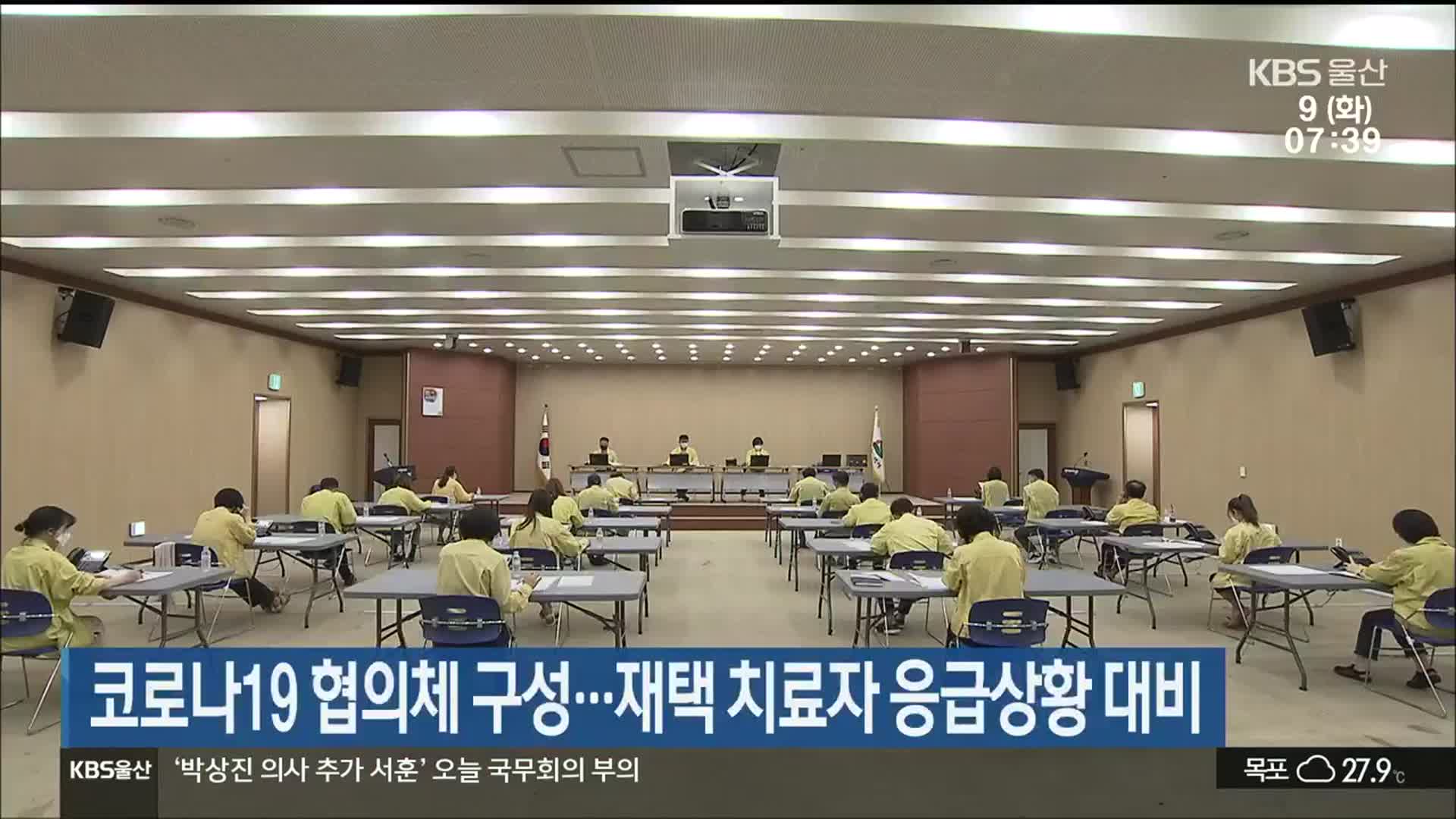 코로나19 협의체 구성…재택 치료자 응급상황 대비