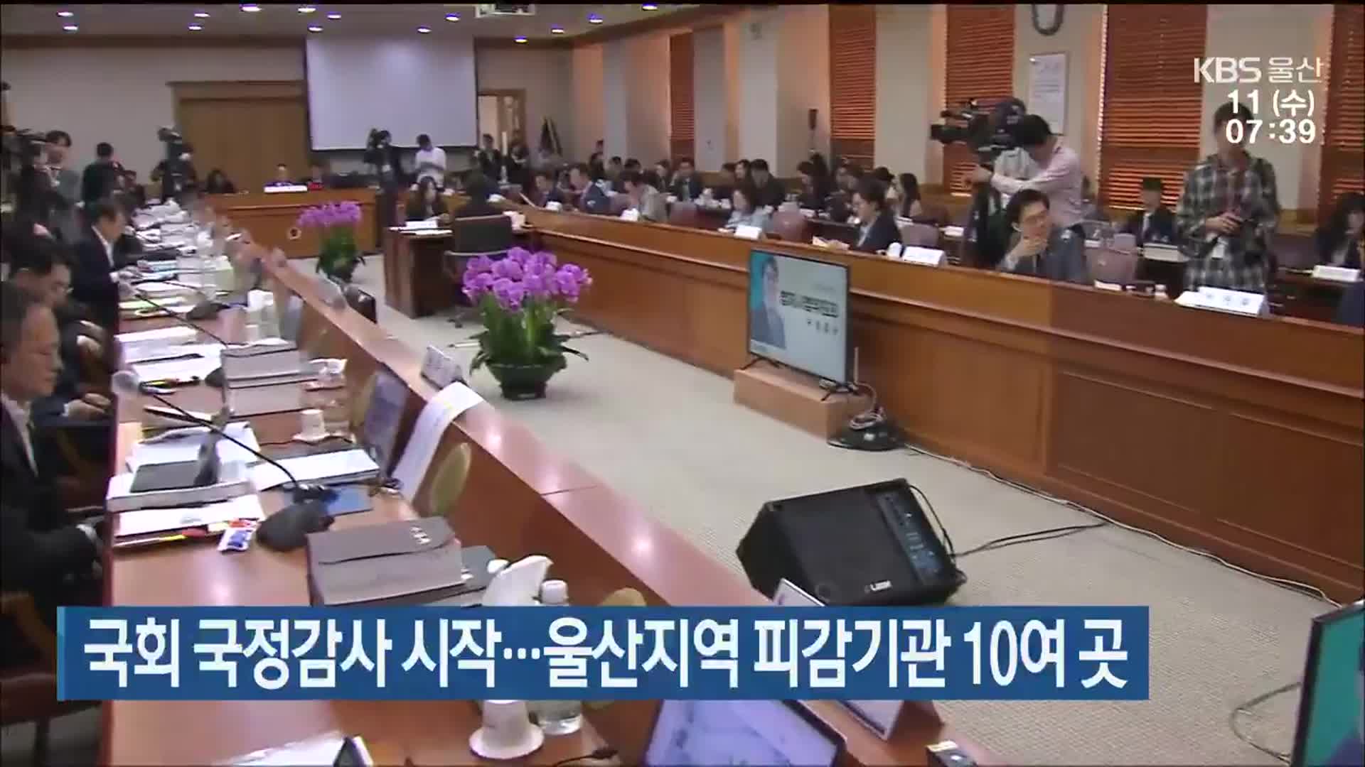 국회 국정감사 시작…울산지역 피감기관 10여 곳