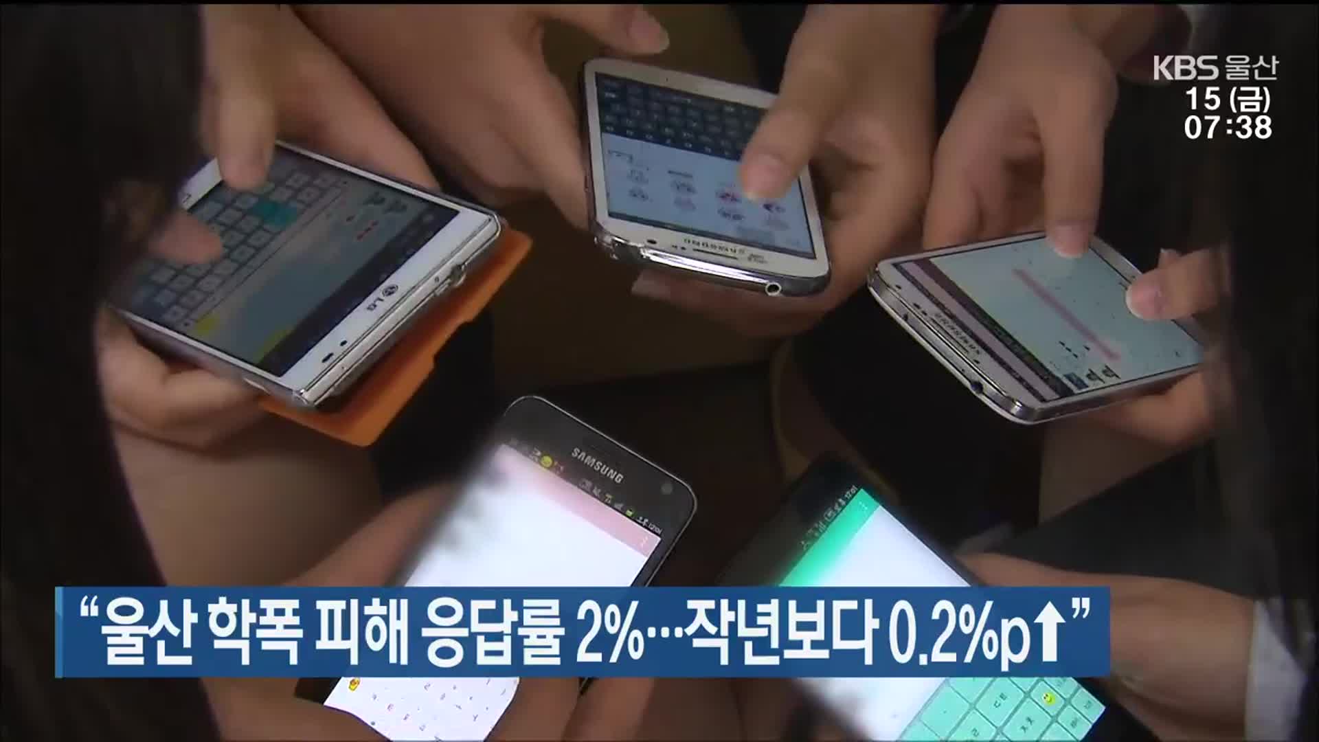 “울산 학폭 피해 응답률 2%…작년보다 0.2%p↑”