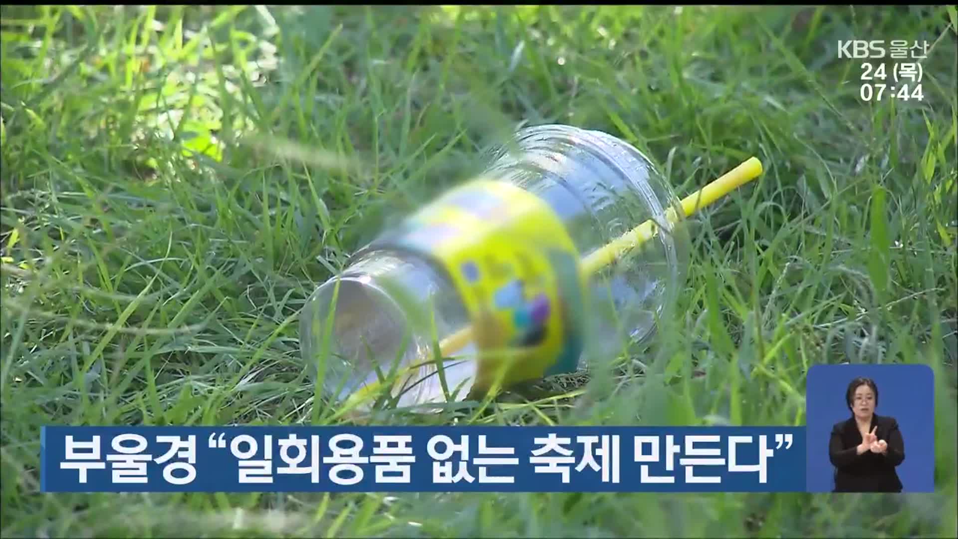 부울경 “일회용품 없는 축제 만든다”