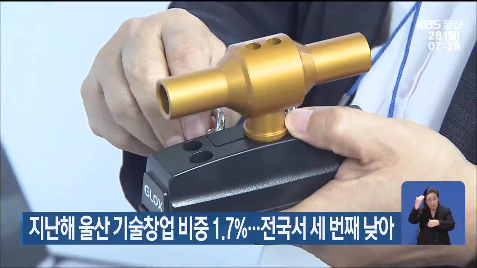 지난해 울산 기술창업 비중 1.7%…전국서 세 번째 낮아