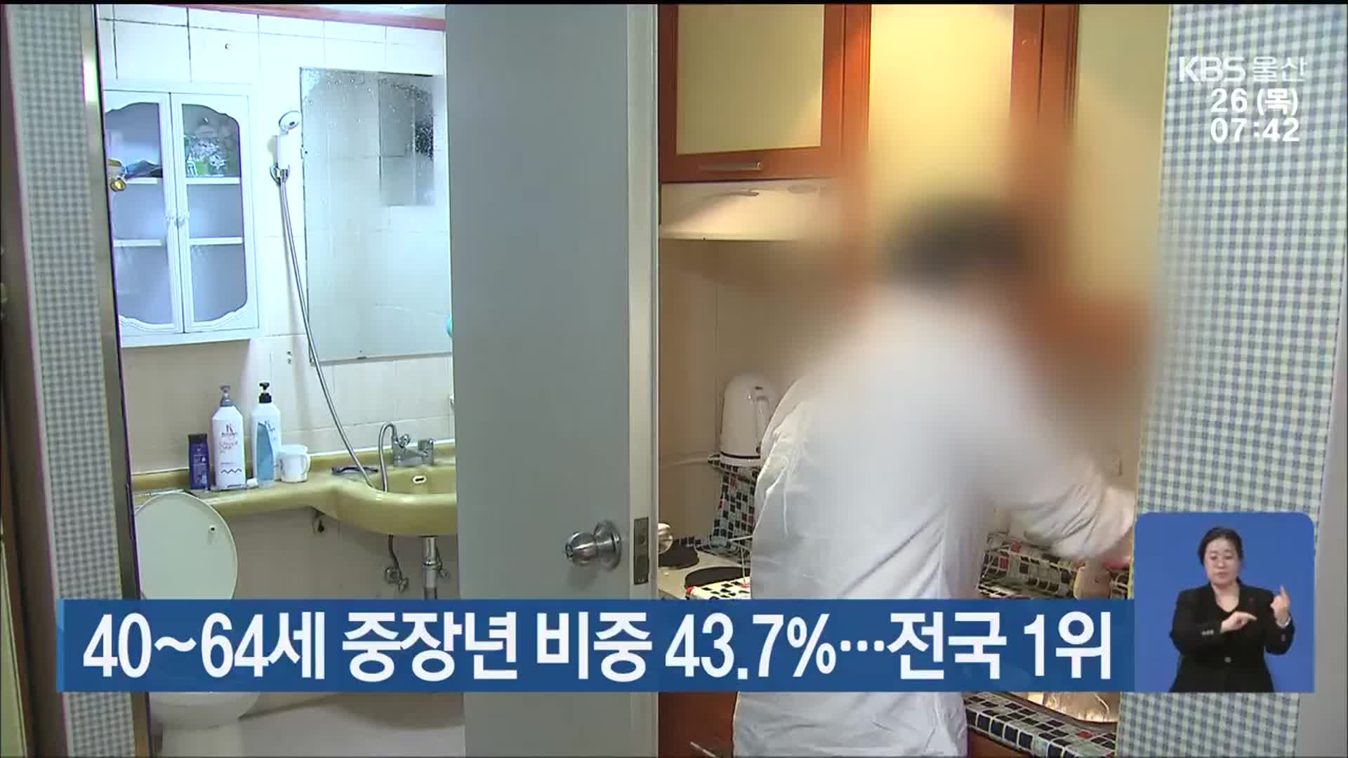 40~64세 중장년 비중 43.7%…전국 1위