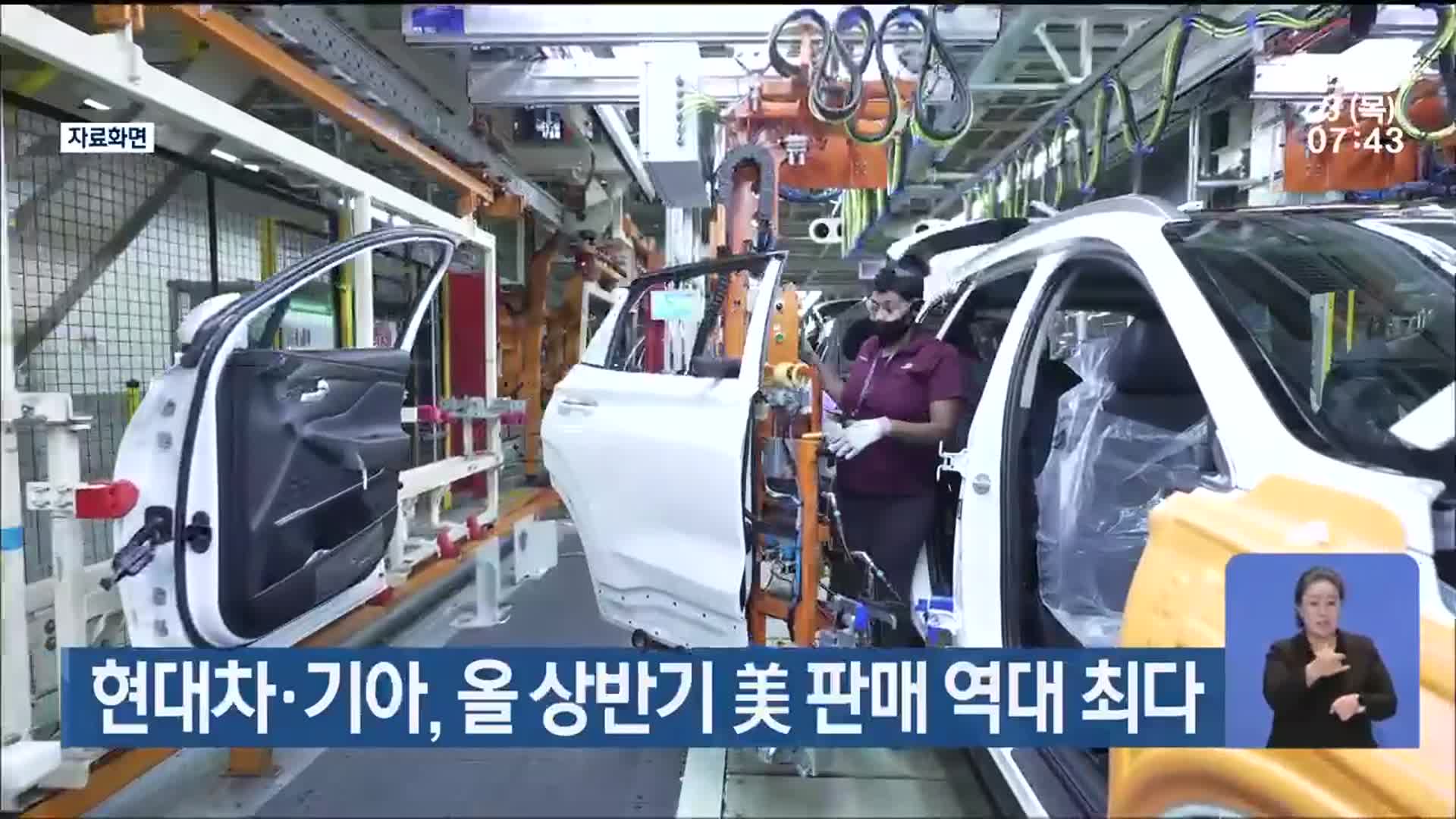 현대차·기아, 올 상반기 美 판매 역대 최다