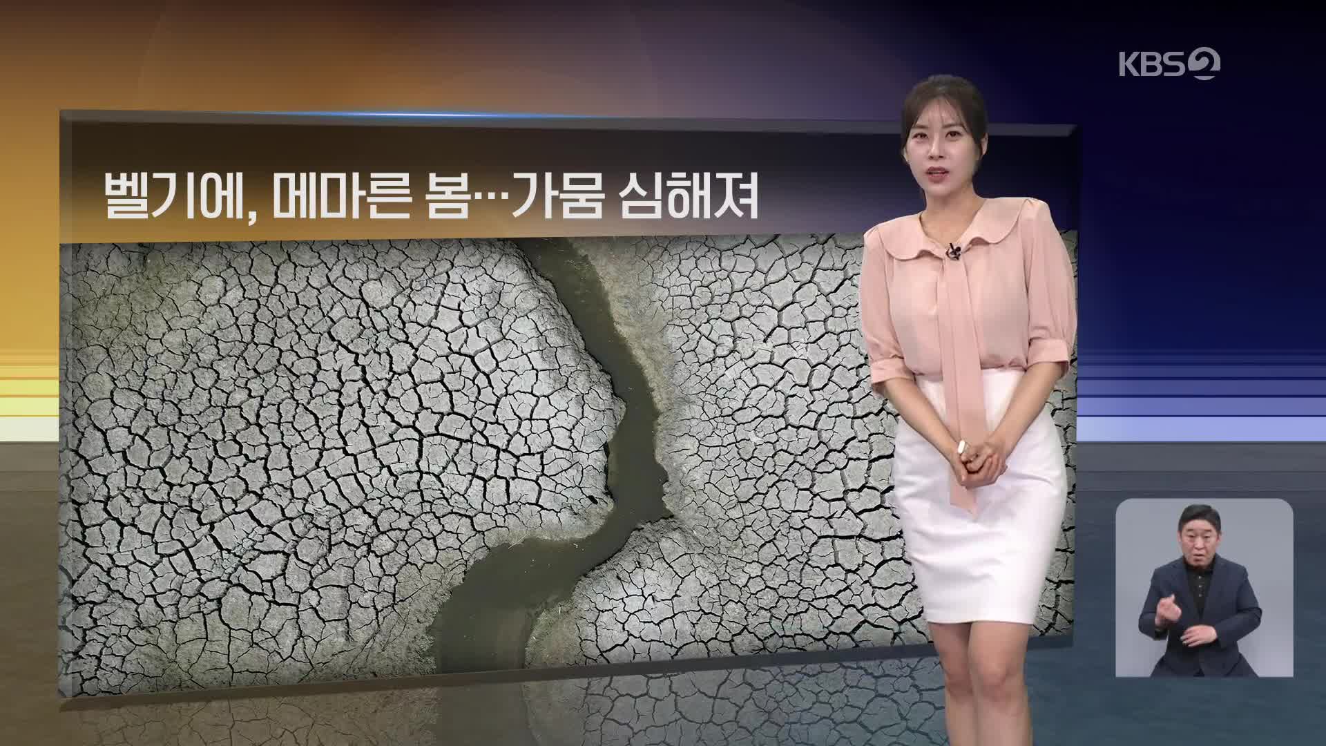 [월드24 날씨] 벨기에, 메마른 봄…가뭄 심해져