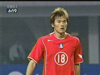 올림픽 축구 대표팀, 전반전 선제골 