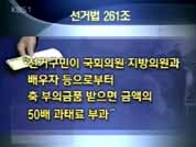 지방의원 축의금 받고 50배 과태료 