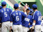 삼성, 김재걸 홈런포로 SK 꺾어 