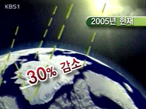 북극 빙하 30%가 사라졌다 