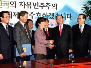 박근혜 대표, ‘비영남·소장파’  탕평 인사 
