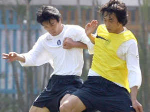 한국 축구, 내일 덴마크 전 