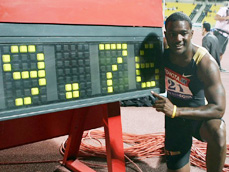 게이틀린 육상 100m 신기록 ‘취소’ 