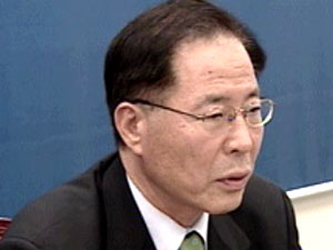 민노당 새 대표 권영길 의원 