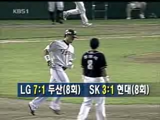 ‘잠실 라이벌’ LG-두산 접전 