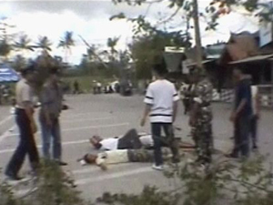 발리섬 지진해일 대피 훈련 