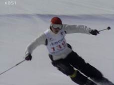 전국 스키 기술 선수권 대회 ‘탄성’ 
