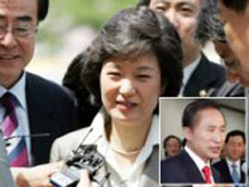 박근혜 “환영”…불씨는 여전 