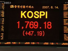 코스피 지수, ‘사상 최고치’ 또 경신 