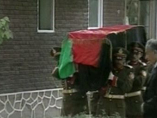아프간 마지막 국왕 장례식 