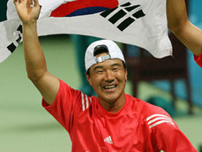한국 테니스 16강 진출 ‘이형택의 힘’ 