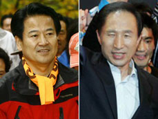 鄭, 선대위 출범…李, 충청 민심 잡기 