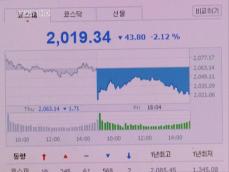 ‘미국발 악재’ 코스피 2,020선 붕괴 