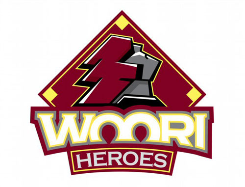 출범을 앞둔 프로야구 제8구단이 팀 명을 '우리 히어로즈'(Woori Heroes)로 공식 확정했다. 사진은 우리 히어로즈 엠블렘. 