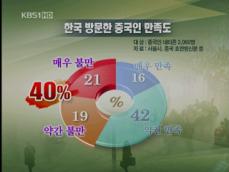 [집중취재]① 중국 관광객 40% “한국 실망” 