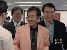 강재섭-홍준표, ‘친박 복당’ 이견 노출 