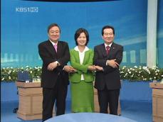 민주당 대표 경선 TV 토론, 물고 물리는 신경전 